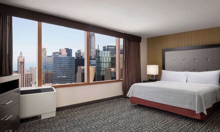 Day use room at Homewood Suites By Hilton Chicago Downtown/Magnificent Mile.