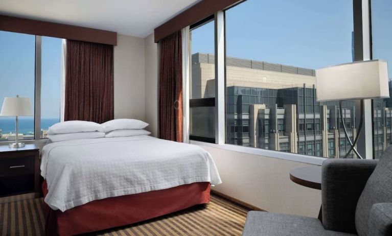 Day use room at Homewood Suites By Hilton Chicago Downtown/Magnificent Mile.