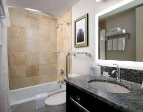 Day use room at Homewood Suites By Hilton Chicago Downtown/Magnificent Mile.