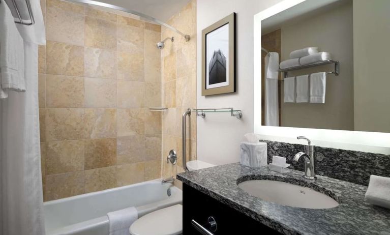 Day use room at Homewood Suites By Hilton Chicago Downtown/Magnificent Mile.