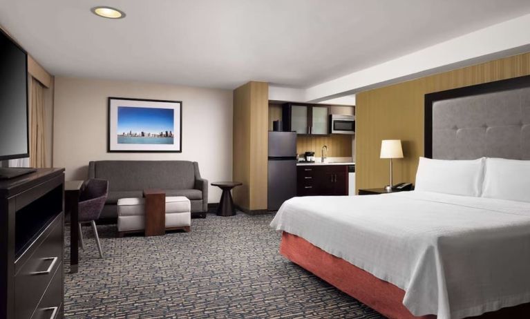 Day use room at Homewood Suites By Hilton Chicago Downtown/Magnificent Mile.