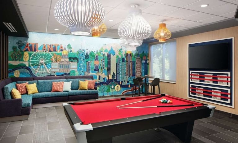 Game room at Tru By Hilton Atlanta Northlake Parkway.