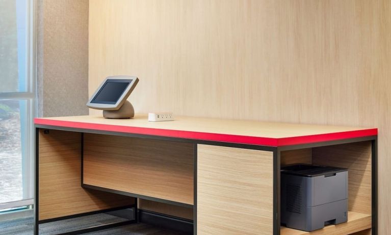 Business center at Tru By Hilton Atlanta Northlake Parkway.