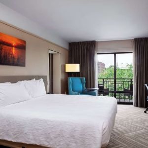 Day use room at Hilton Garden Inn Mobile Downtown.