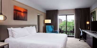 Day use room at Hilton Garden Inn Mobile Downtown.