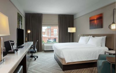 Day use room at Hilton Garden Inn Mobile Downtown.