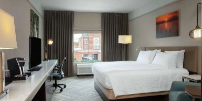Day use room at Hilton Garden Inn Mobile Downtown.