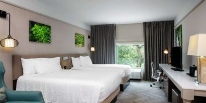 Day use room at Hilton Garden Inn Mobile Downtown.