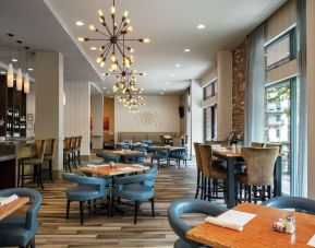 Dining area at Hilton Garden Inn Mobile Downtown.