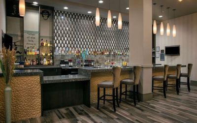 Hotel bar at Hilton Garden Inn Mobile Downtown.