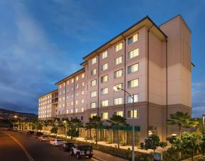 Hotel exterior at Embassy Suites By Hilton Oahu Kapolei.