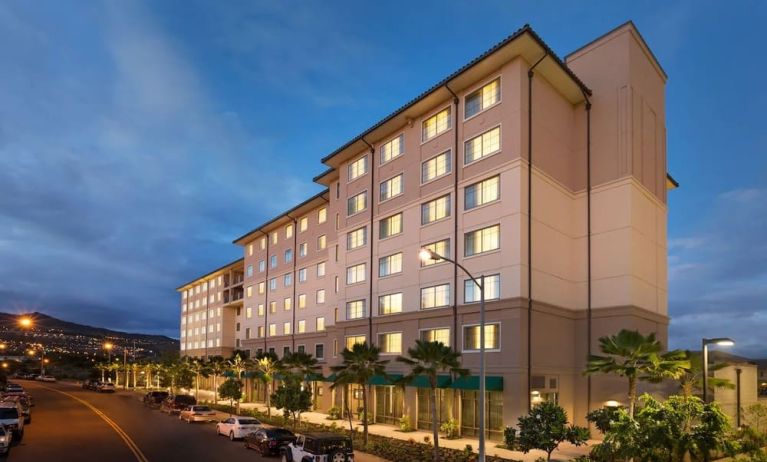 Hotel exterior at Embassy Suites By Hilton Oahu Kapolei.