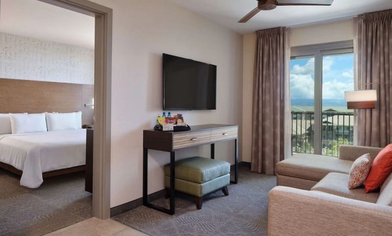 Day use room at Embassy Suites By Hilton Oahu Kapolei.