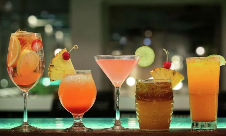 Hotel bar at Embassy Suites By Hilton Oahu Kapolei.