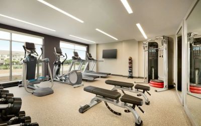 Fitness center at Embassy Suites By Hilton Oahu Kapolei.