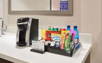 Coffee station at Embassy Suites By Hilton Oahu Kapolei.