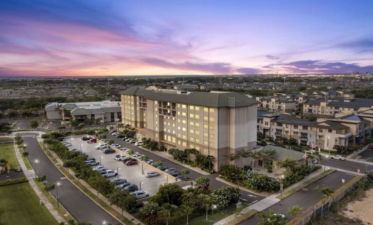 Hotel exterior at Embassy Suites By Hilton Oahu Kapolei.
