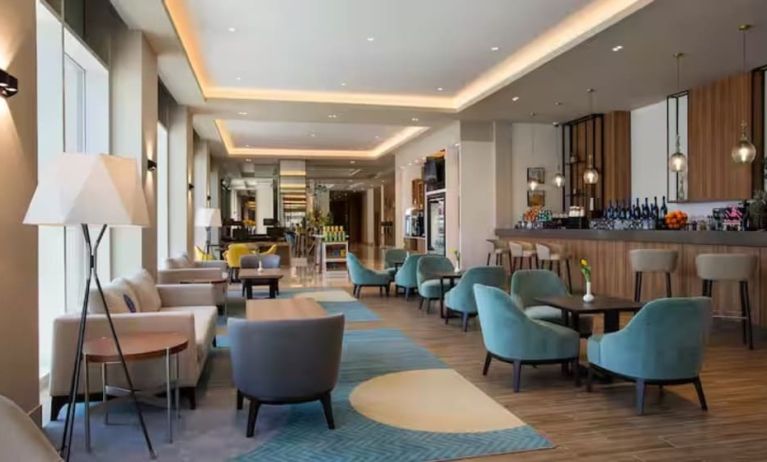 Coworking space at Hilton Garden Inn Rome Colosseum.
