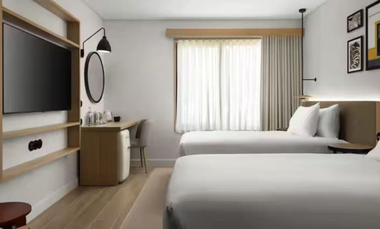 Day use room at Hilton Garden Inn Rome Colosseum.