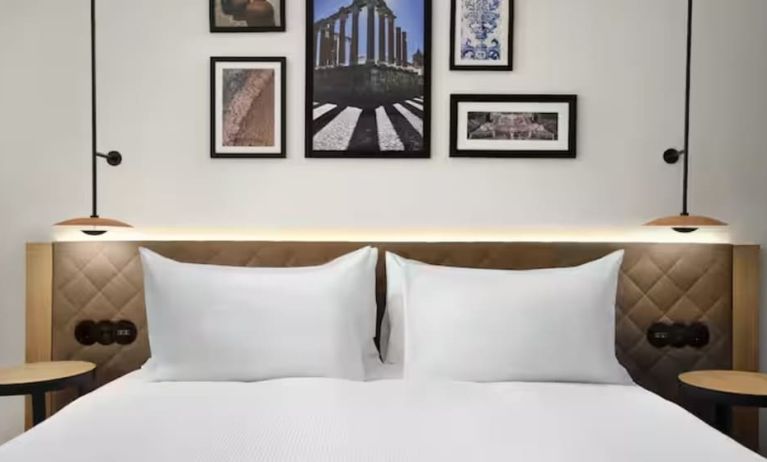 Day use room at Hilton Garden Inn Rome Colosseum.