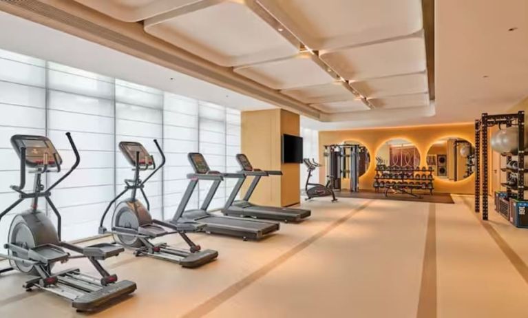 Gym at Hilton Garden Inn Chongqing Yubei Central Park.