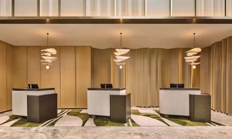 Reception hall at Hilton Garden Inn Chongqing Yubei Central Park.