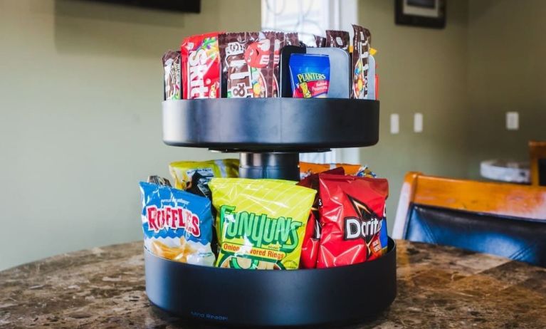 Snacks available at Express Inn Gulf Bank.
