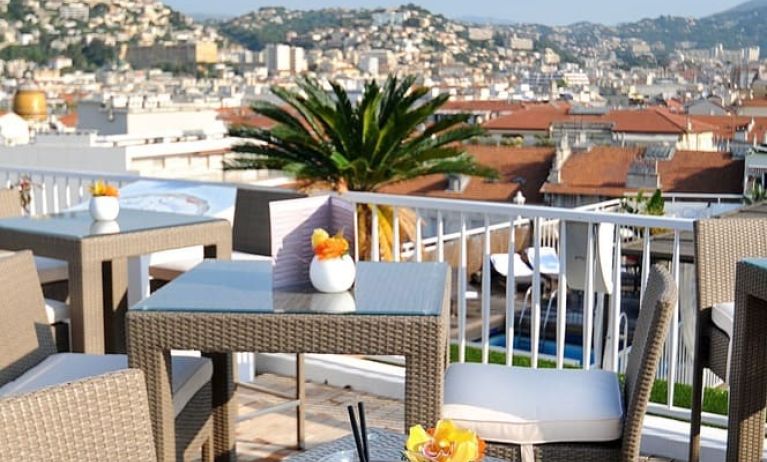 Rooftop bar and dining available at Splendid Hotel & Spa Nice.