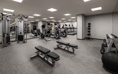 Fitness center at Courtyard San Diego Downtown.