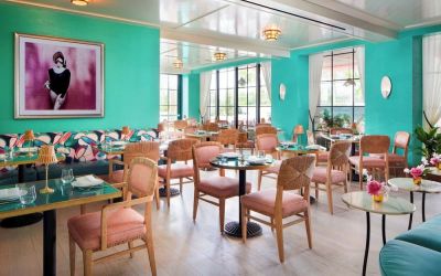 Dining area at The Goodtime Hotel.