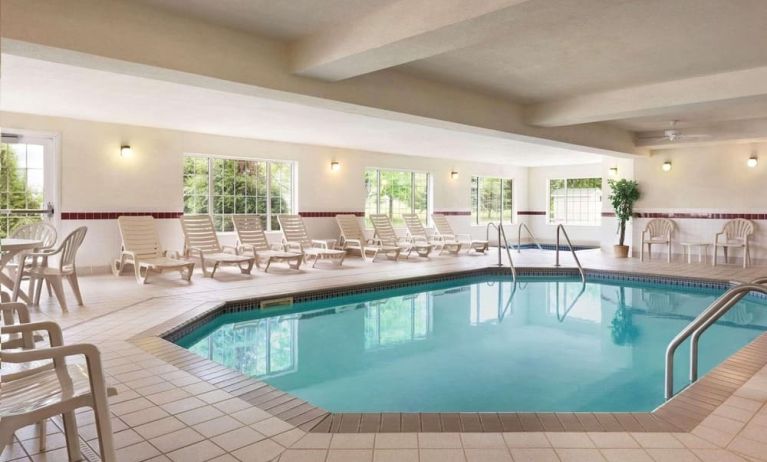Indoor pool at Country Inn & Suites By Radisson Mankato Hotel.