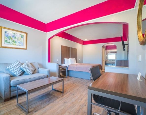 Day use room at Hotel Bliss Kemah Boardwalk.