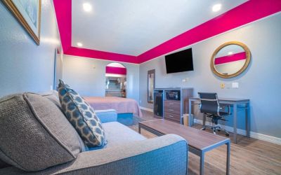 Day use room at Hotel Bliss Kemah Boardwalk.