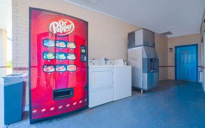 Vending machine at Hotel Bliss Kemah Boardwalk.