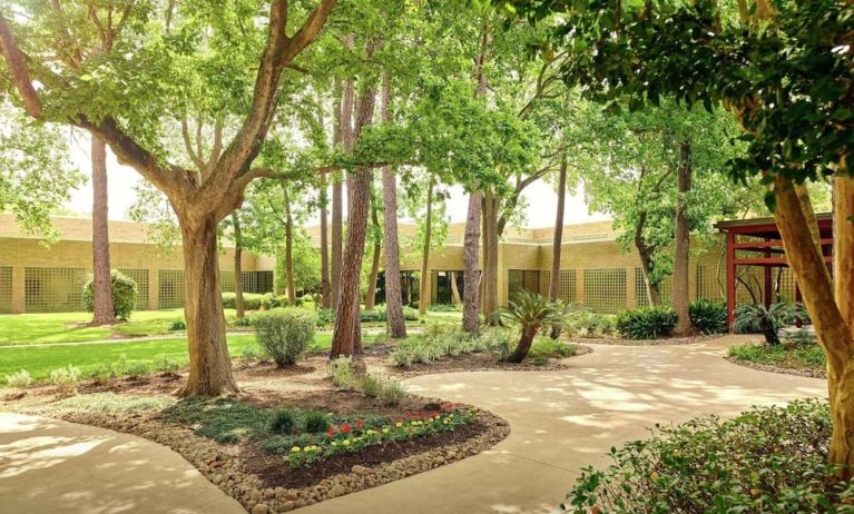 Hotel exterior at DoubleTree By Hilton Houston Intercontinental Airport.
