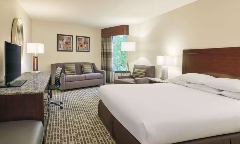 Day use room with TV at DoubleTree By Hilton Houston Intercontinental Airport.