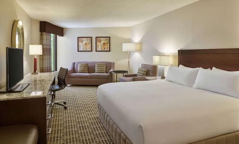 Day use room with TV at DoubleTree By Hilton Houston Intercontinental Airport.
