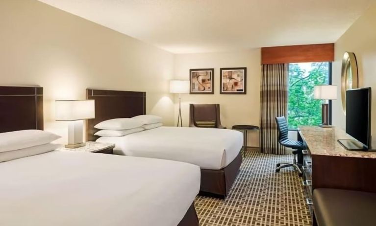 Day use room with TV at DoubleTree By Hilton Houston Intercontinental Airport.