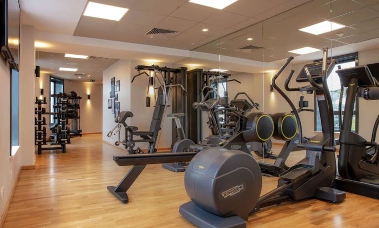 Fitness center at Hilton Garden Inn Massy.