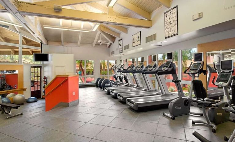 Gym at Hilton Phoenix Tapatio Cliffs Resort.
