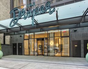 Hotel entrance at The Draper New York.