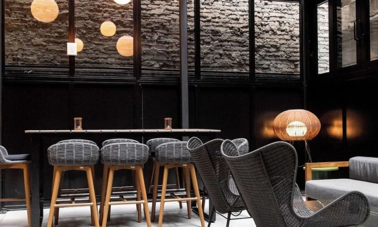 Hotel bar at The Draper New York.