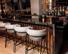 Hotel bar and lounge at The Draper New York.