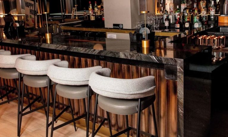 Hotel bar and lounge at The Draper New York.