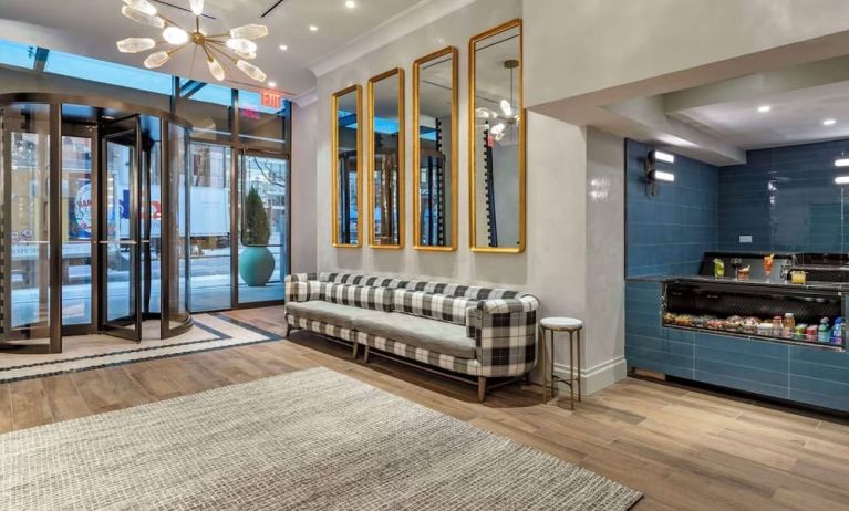 Hotel reception and snack bar at The Draper New York.