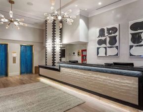 Hotel entrance at The Draper New York.