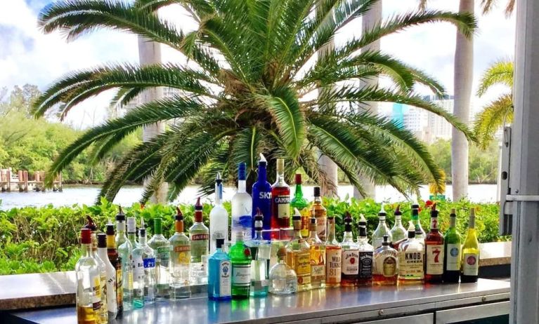 Hotel bar at GALLERYone - A DoubleTree Suites By Hilton Hotel.