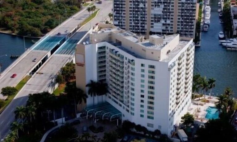 Hotel exterior at GALLERYone - A DoubleTree Suites By Hilton Hotel.