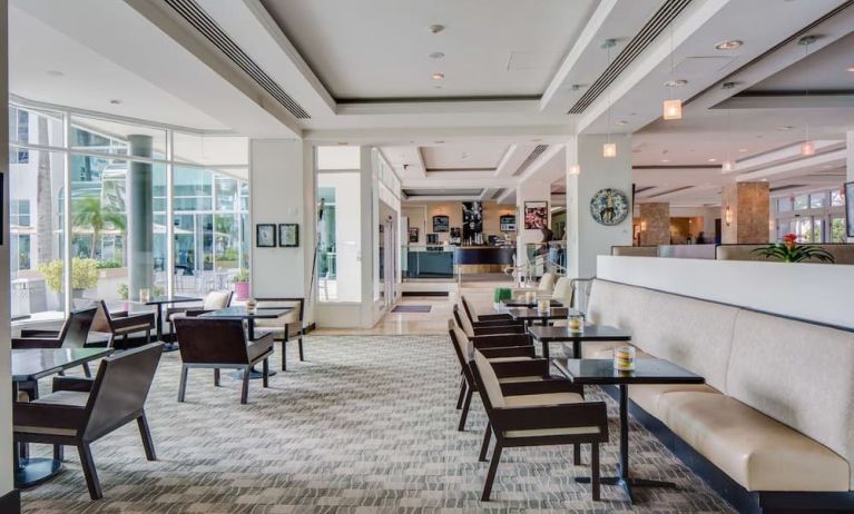 Hotel bar at GALLERYone - A DoubleTree Suites By Hilton Hotel.