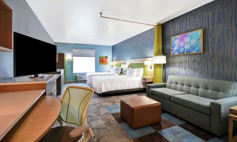 Day use room at Home2 Suites By Hilton San Francisco Airport North.